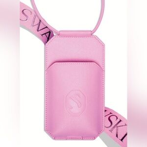 Swarovski Mobile Phone Holder and Crossbody in Valentine’s Day Promo Hue.